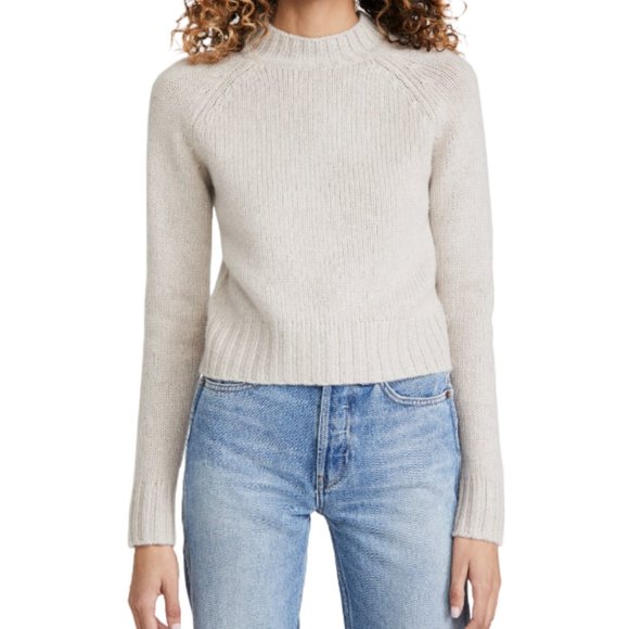 Vince Sweaters - VINCE | Scoop Neck Cream 100% Cashmere Sweater (Size XS)